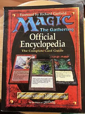 Magic: The Gathering: Official Encyclopedia - Collector Book 1996 Used Guide • $20