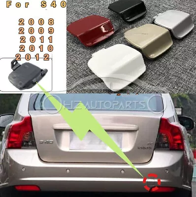 Rear Bumper Tow Hook Eye Cover For VOLVO S40 2008 2009 2010 ~ 2012 30744941 • $17.28