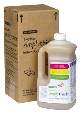 $84.98 • Buy Simply Thick  Easy Mix Food Thickener Bottle With Pump 1.6L (liter) P/n S106005 