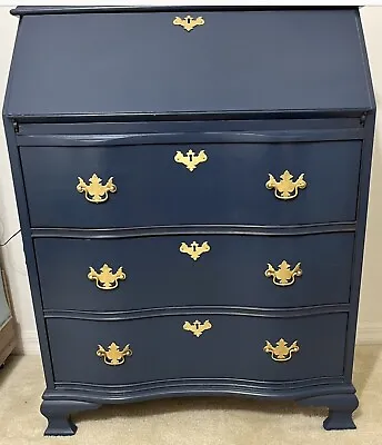 Antique Drop Front Secretary Desk • $120