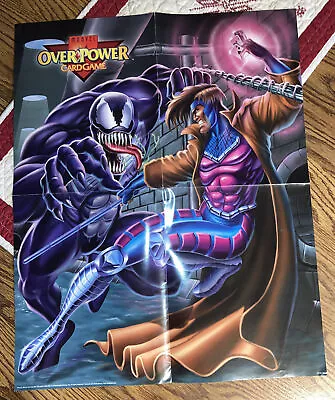 Marvel Overpower Card Game Gambit Venom Comics Promo Poster Original Owner • $22.50