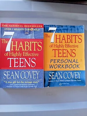 The 7 Habits Of Highly Effective Teens Sean Covey Book And Workbook • $4