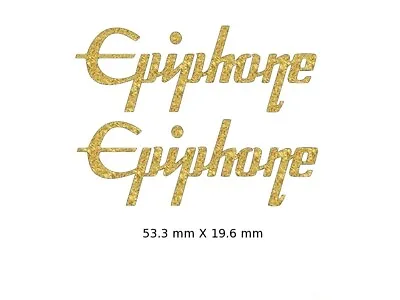 Epiphone Guitar Decal Headstock Decal Waterslide Inlay Logo 39 • $7.38