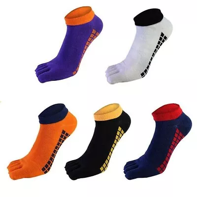 £11.99 • Buy 5 Pairs Men's Five Finger Toe Breathe Socks Cotton Ankle Casual Sports Low Cut