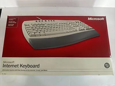 MICROSOFT INTERNET KEYBOARD C19-00330 PS2 W/DETACHABLE PALM REST  • $49.95