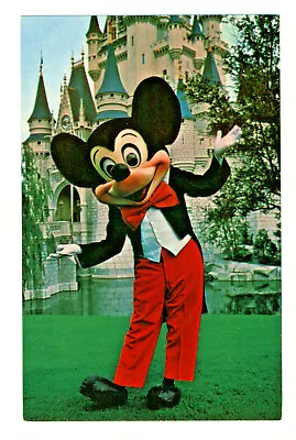 Postcard WALT DISNEY WORLD Mickey Mouse Welcomes You To Magic Kingdom. D2 • $3.99