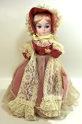 Vintage 1970’s Bradley Dolls 13  Victorian Doll W/ Tag Made In Korea ~ Nice! • $17.99