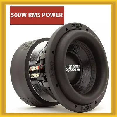 Sundown Audio SA Series SA-8 V.3 D4 8  8 Inch 500W RMS Dual 4-Ohm Car Subwoofer • $249.99