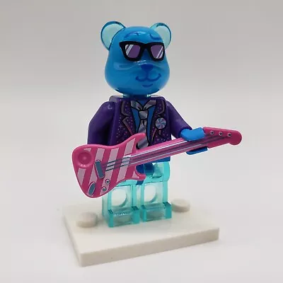 LEGO NEW Blue-Beary Guitarist Minifigure From 43111 Candy Castle Stage VID022 • $8.49