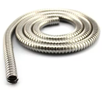 6/8/10mm Flexible Conduit Tube Cable Stainless Steel 304 Tidy Trunking Organiser • £4.31