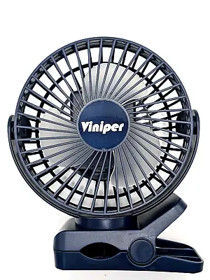 Viniper 6 Inch Rechargeable Clip On Fan 5000mah Battery Desk Fan 360° Rotation • £10.79