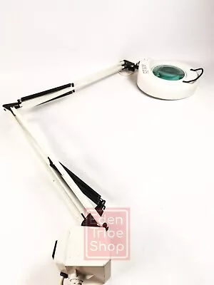 LTS E-78751 Magnifier Articulating Lamp Light Vintage Industrial Swing Arm • $94.48