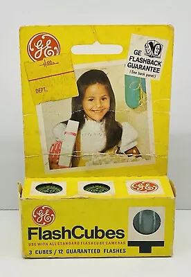 Vintage Pack Of 3 GE General Electric FlashCubes Flash Cubes Camera • $5