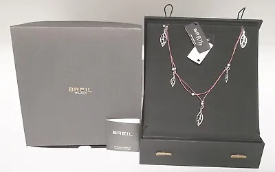 £44.61 • Buy Breil Milano Tribe Silk Leaves Steel Necklace List €.86.00 New
