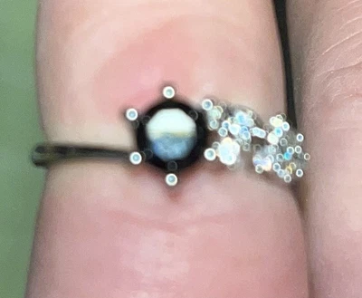 £6 • Buy Spinel Adjustable Size Ring -crystal