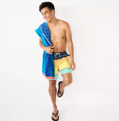 Men's Sonoma Goods For Life® E-Board Swim Trunks • $24.49