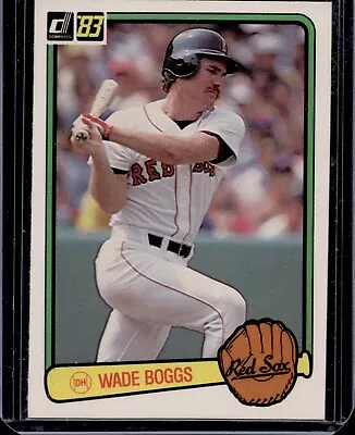 1983 Donruss Baseball Wade Boggs RED SOX #586 Rookie RC NM • $10.99