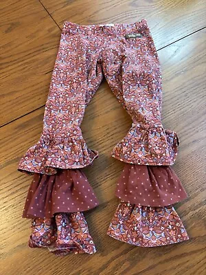 Matilda Jane Girls Ruffle Pants 4 • $13