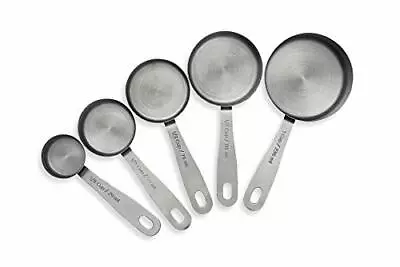 Stainless Steel Measuring Cups 5 Piece Heavy Duty Measuring Cup Set For Dry Food • $22.90