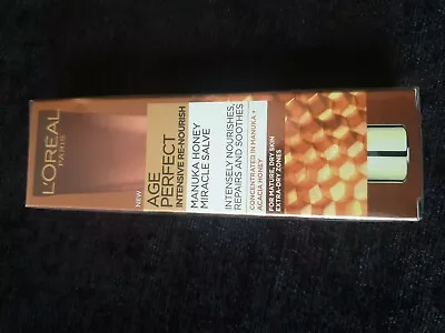 Loreal Paris Age Perfect Intensive Re-Nourish Manuka Honey Miracle Salve 40ml  • £14.99