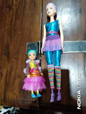2x Barbie COLOUR REVEAL Colourful Chinese Asian DOLLS Chelsea Clothes Shoes LOT • $14.99