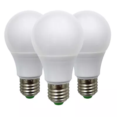 3pcs Equivalent 60W E27 A19/A60 12-24V LED Globe Low Voltage Bulb White 5W #H • $15.19