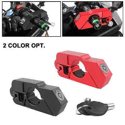 Motorcycle Grip Lock Handlebar Throttle Security Lock Anti-Theft Scooters USA • $22.65