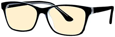 Computer Glasses With Sheer Glare Peach Double Sided Anti Reflective Lenses - • $19.99