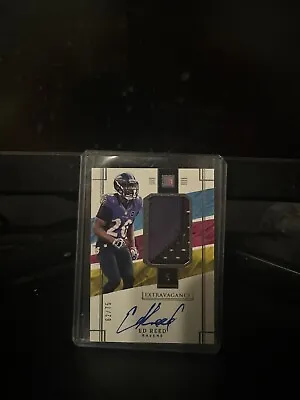 2023 Panini Impeccable Ed Reed Extravagance Patch Auto /75 Game-used Patch • $150