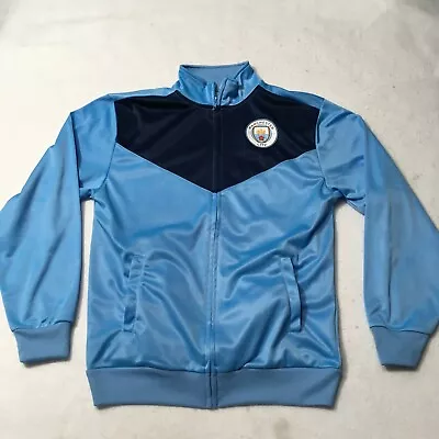 Manchester City Full Zip Track Jacket Powder Blue Small Man City • $27