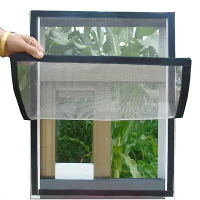 Window Mosquito Net Indoor Curtain Repellent Removable Washable Custom Gauze • $23.43