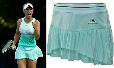 Nwt Adidas Stella McCartney Tennis Skirt Skort Shorts 40L (M Long) - Fresh Aqua • $65.99