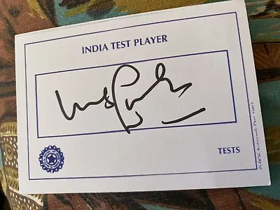 V.V.S. LAXMAN INDIAN Test CRICKET GREAT SIGNED Card Original Signature • $15