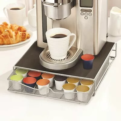 Coffee Pod Machine Drawer Stand & Dolce Gusto Nespresso Capsule Storage Holder  • £13.75