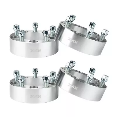 (4) 2  5x5.5 Wheel Spacers For Ford F-150 E-150 Bronco Jeep CJ3 Dodge Ram 1500 • $82.32