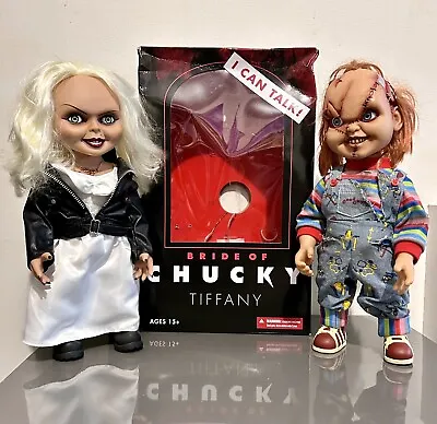 Mezco Talking Chucky And Tiffany Doll 38cm • $1400