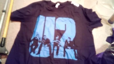 New Old Stock U2 Black T Shirt  Sz XL By Bella Canvas • $10