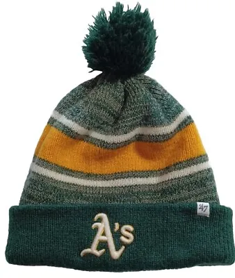 Oakland Athletics '47 Knitted Cuffed Beanie Hat Genuine Merchandise One Size  • $17.99