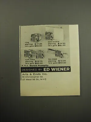 1957 Ed Wiener Jewelry Advertisement • $19.99
