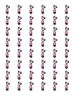 48 Minnie Mouse Pink Dress Envelope Seals Labels Stickers 1.2  Round • $2.22