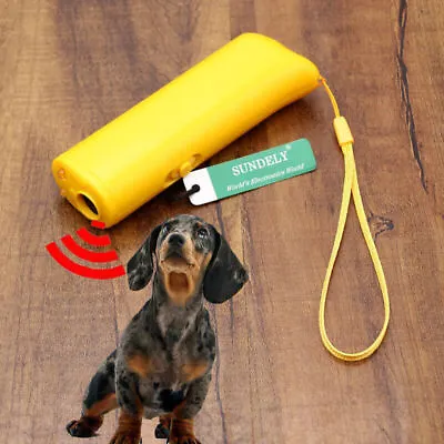 Ultrasonic Anti Bark Stop Barking Dog Training Repeller Control Trainer Device • £8.71