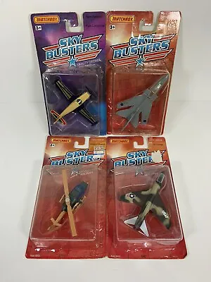 Matchbox Diecast Sky Busters Military Planes Jets Helicopter Lot Vintage 1988-89 • $29.94