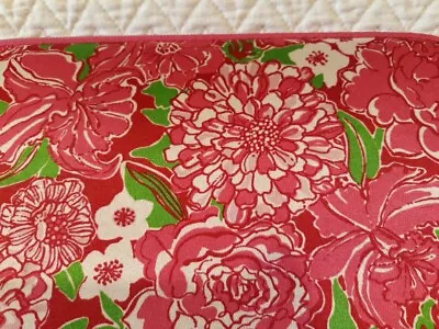 Lilly Pulitzer May Flowers IPad Tablet Soft Case Sleeve Bag 10x8 Neoprene • $11.99