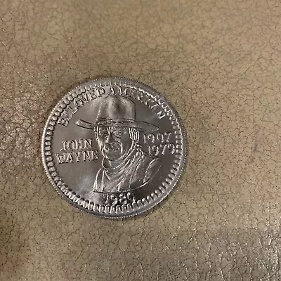 John Wayne The Duke 1980 Actor Mardi Gras Doubloon New Orleans Vintage • $2.99