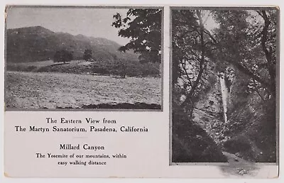 Martyn Sanatorium Pasadena Or Altadena 1910 Postcard • $29.95