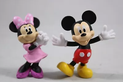 Disney Junior Mickey Mouse 2-Piece Collectible Figure Set Minnie Inch • $7.95