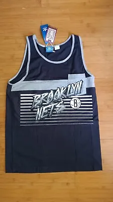 Brooklyn Nets Pocket Tank Top NBA Adidas Basketball Shirt Hardwood Classics Mens • $5.90