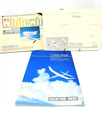 Vintage 1986 Whitewings 14 Paper Airplanes Dr Y. Ninomiya - Collection Series • $13