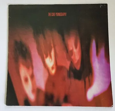 The Cure Pornography LP Album Reissue Insert UK 1986 Vinyl Record  • $100