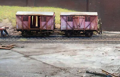 2 X Ventilated Freight Scrap Wagons G27 • £39.50